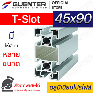 อลูมิเนียมโปรไฟล์ 45×90 T-Slot มีหลายขนาด (สั่งตัดได้) ยาวสุด 1 เมตร สินค้ามาตรฐาน คุณภาพดี ราคาถูกสุด [ALPC-459-TS]