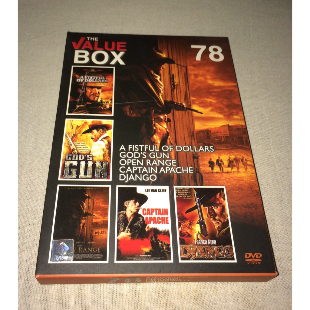 dvd รวมหนังคาวบอย 6 in 1 มาสเตอร์