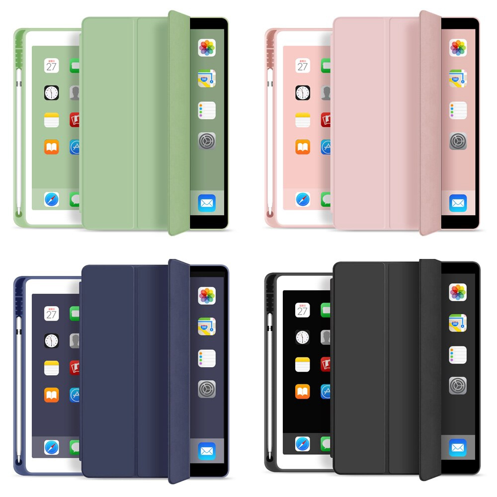 เคสมีช่องเก็บปากกาสำหรับ ไอแพด Pro 9.7, ไอแพด 9.7 Gen5/6 (2017/18) และ Air 1,2 (เฉพาะโปร 9.7 ไม่เปิดปิดหน้าจออัตโนมัติ)