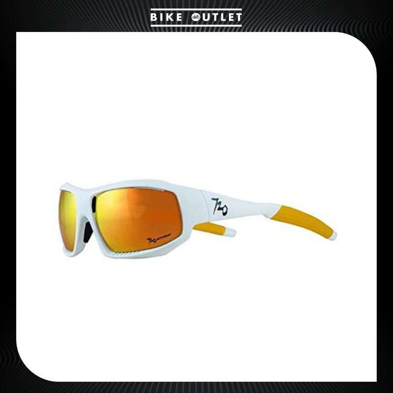 แว่นตาจักรยาน 720 Armour รุ่น A-Trak Rock สี Matte White Champion Gold