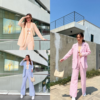 Missseed - สวยที่สุดในรุ่น Nina Blazers Set เรียบหรู มีเทสสุด พรีวิวเต็มให้ดูทุกสี สีจริงสวยมากกก เนื้อผ้าคือดี