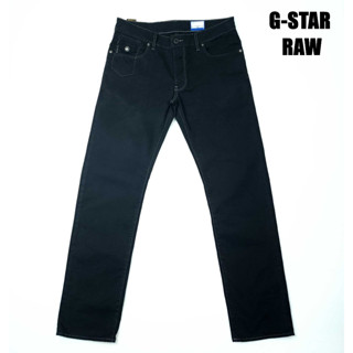 ยีนส์ G-Star Raw เอว 35 สีดำ Superblack ผ้าสัมผัสนุ่ม ผ้ายืดนิดๆ ขากระบอกตรง