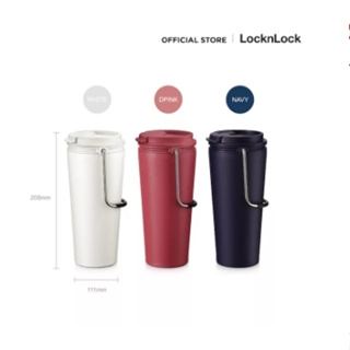 LocknLock แก้วน้ำเก็บความร้อน-เย็น Bucket Tumbler ความจุ 540ml รุ่น LHC4269 (คละสี)