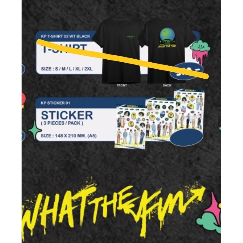 ❣️พร้อมส่ง📬 KinnPorsche World Tour 2023 Sticker Pack ☁️Be On Cloud☁️