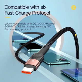Essager 6A 66W USB Type C สายชาร์จเร็ว สําหรับ Samsung Xiaomi USB Type C ส่งด่วน1-2วัน รุ่น A02