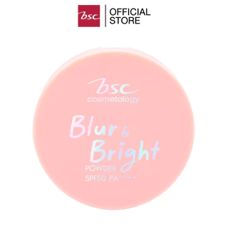 BSC BLUR&BRIGHT POWDER SPF 50 PA++++ แป้งผสมรองพื้นเนื้อแมทท์ มอบสัมผัสเนียนละเอียด เกลี่ยง่าย