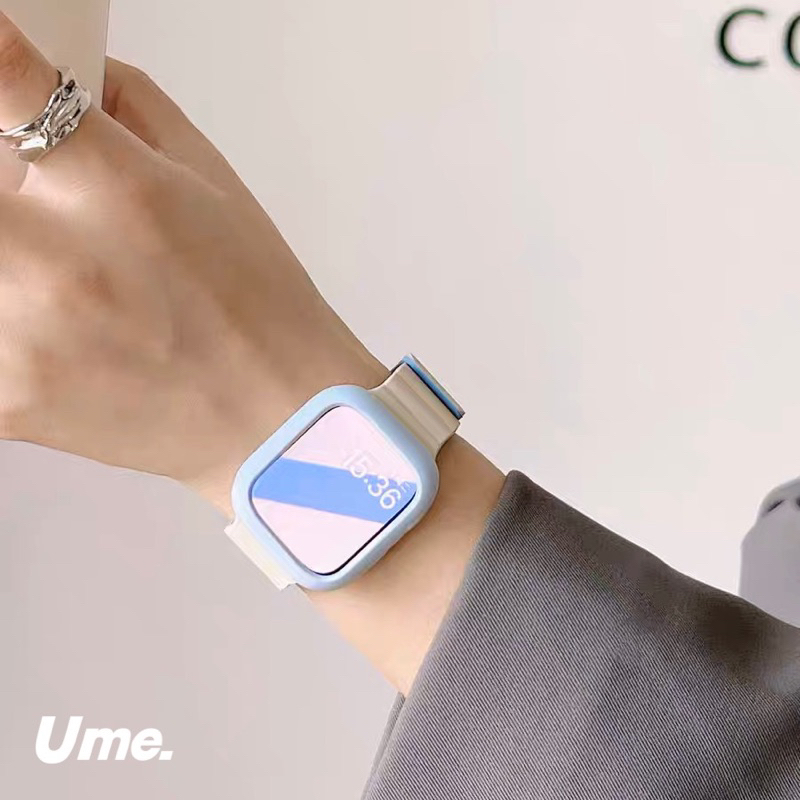 สายนิ่ม สายสําหรับ iwatch 40/44/45/41มม สายนาฬิกา smart watch 10 9 8 ultra 7 6 5 4 3 สายนิ่ม สายใสสําหรับ Apple Watch