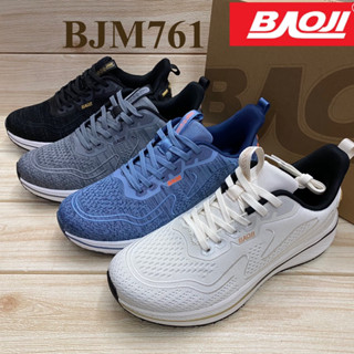 Baoji BJM 761 รองเท้าผ้าใบชาย (41-45) สีดำ/ครีม/น้ำเงิน/เทา สสศ