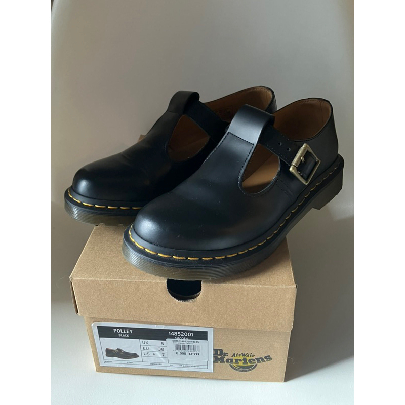 dr. martins polley black ขนาด 38 women