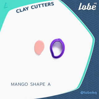 Mango Shape A Clay Cutter/ Clay Tools/ Clay Earring Cutter/ Plastic Polymer Cutter/ แม่พิมพ์กดดินโพลิเมอร์รูปทรงมะม่วง