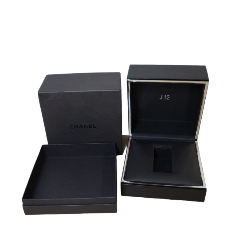 กล่องนาฬิกา Chanel J12 สีดำ พร้อมกล่องนอก (G2)