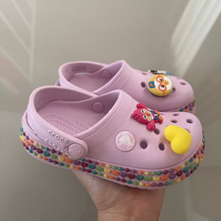 crocs รองเท้าเด็กมือสองของแท้💯 c8 (14.5 cm) พร้อมส่ง