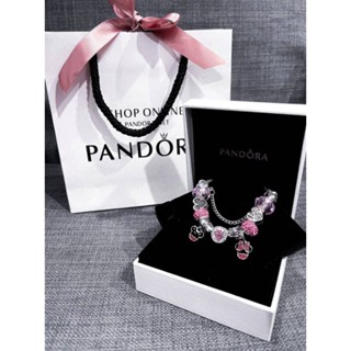 สร้อยPandora. มินนี่ชมพู, มินนี่แดง, งานมินนี่new arrival งานพร้อมกล่องแบรนด์ +ถุงกำมะหยี่+การ์ด+ถุงแบรนด์ครบเซ็ต