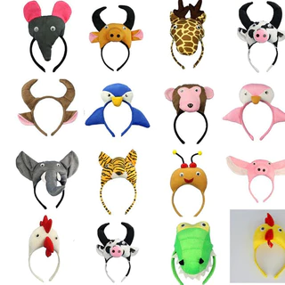 ที่คาดผมสัตว์🐷หัวตุ๊กตา💥พร้อมส่ง💥 3D มีหลายแบบให้เลือก 🏍️💨ส่งไวจาก กทม.