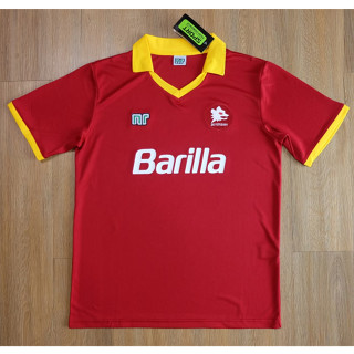 เสื้อโรมาย้อนยุค ทีมเหย้า ปี 1990-91 เกรด AAA Roma Retro Home 1990-91