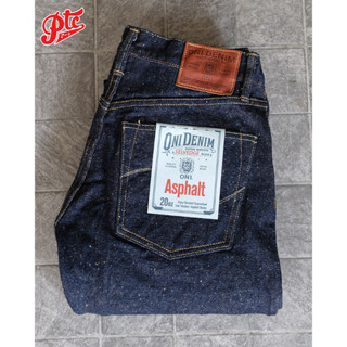 กางเกงยีนส์ ONI-288-ASPHALT 20OZ ASPHALT DENIM REGULAR STRAIGHT