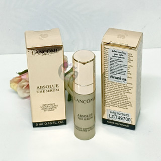 ตัวท๊อปสูตรใหม่! เซรั่มลดริ้วรอย 😊 Lancome Absolue The Serum Intensive Concentrate ขนาดทดลอง 5 ml. ฉลากไทย ของแท้ 100%