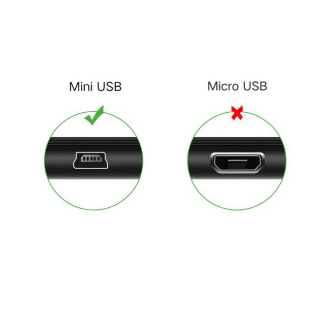 สาย USB TO Mini 5Pin 30cm สีฟ้า USB 2.0 Type A Male to Mini B 5pin Male PC Data Cable Cord Leads Length 30cm