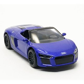 Majorette Audi R8 Spyder Dark Purple ล้อ 7VSB Scale 1/58 (8cm) ไม่มี package