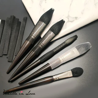 SB18 ตาข่ายเก็บแปรง แพค 12 ชิ้น Vanilla in love ตาข่ายแปรงแต่งหน้า ตาข่ายแปรงแต่งหน้า