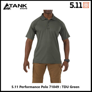 5.11 Tactical Performance Short Sleeve 71049 เสื้อโปโลแขนสั้นสไตล์แทคติคอล เนื้อผ้ายืด โปร่ง สวมสบายไม่อับกลิ่น