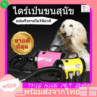 ไดร์เป่าขนหมา ไดร์เป่าขน 2800W รุ่นใหม่ ไดร์ขนสุนัข ไดร์เป่าขนแมว เครื่องเป่าขน ไดร์ไล่น้ำ ไดร์เป่าขนสัตว์ ไดร์เป่าขนหมา