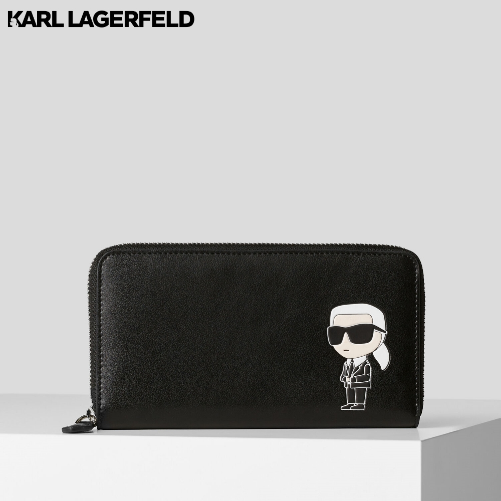 KARL LAGERFELD - K/IKONIK 2.0 LEATHER CONTINENTAL WALLET 230W3213 กระเป๋าสตางค์