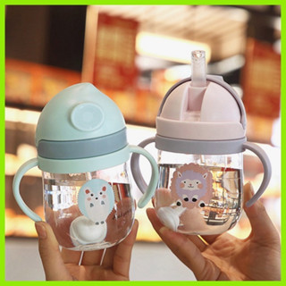 กระบอกน้ำเด็ก แก้วน้ํา แก้วน้ำเด็ก sippy cup ขวดนม กันสำลัก Bbox Thailandขนาด 250 350 ml ที่จับ+สายรัด สองใช้