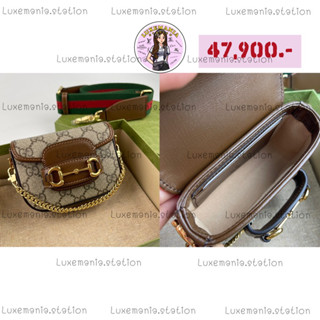 👜: New!! Gucci Horsebit 1955 Mini Bag‼️ก่อนกดสั่งรบกวนทักมาเช็คสต๊อคก่อนนะคะ‼️