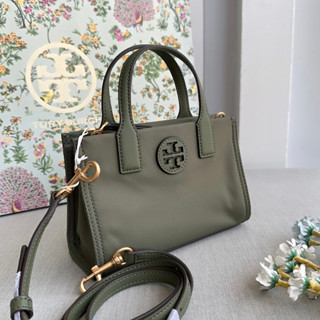 💚แท้💯 พร้อมส่ง💚146437 Tory burch Ella nylon Mini Tote Bag Style Number