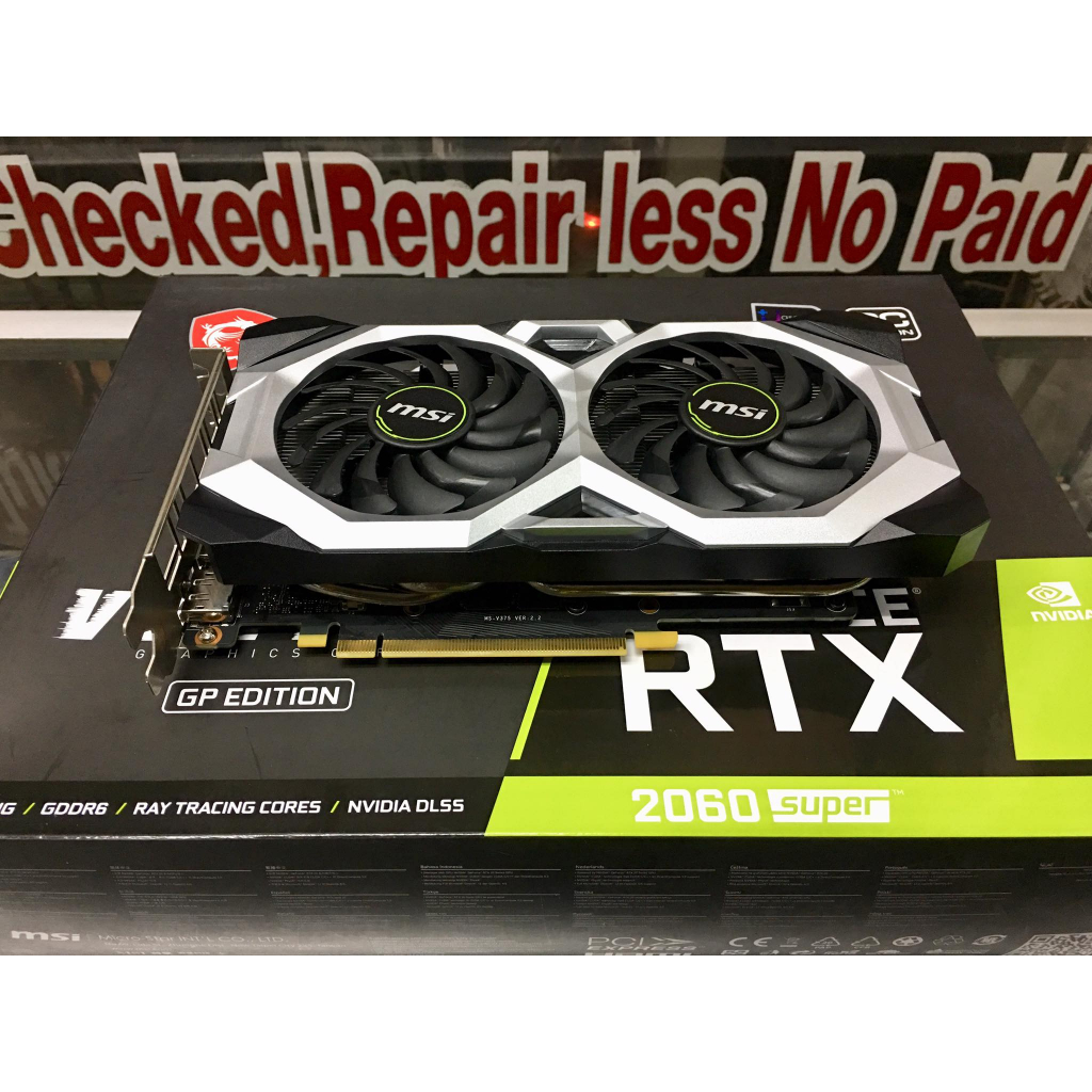 MSI RTX2060 SUPER VENTUS GP OC EDITION 8GB GDDR6(1439420240315 ...