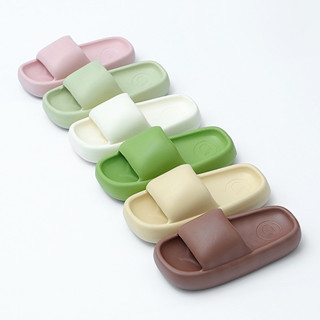 SHO-Z-13 รองเท้าแตะ posee รองเท้าแบบสวม รองเท้าสีพื้น สไตล์มินิมอล สีอ่อน ใส่ได้ทั้งผู้ชายและผู้หญิง สินค้าพร้อมส่ง