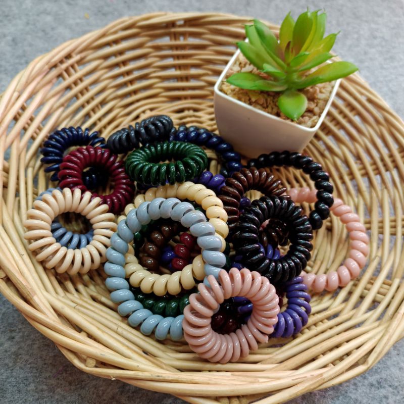 ยางเกียวมัดผม สไตล์เกาหลี รุ่นสีคลาสสิค มี 2size