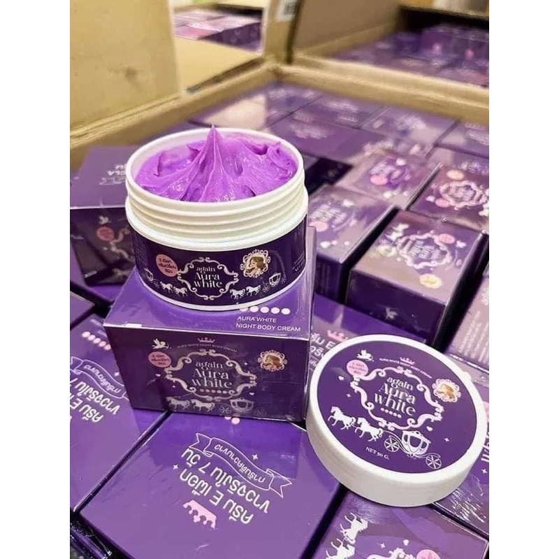 หัวเชื้อครีมเผือก  AGAIN AURA WHITE