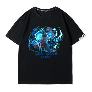 Naruto ร่วมเสื้อยืดการ์ตูนอะนิเมะ Kakashi Rachel แขนสั้น