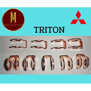 แหวนไหลกลับหัวฉีด TRITON ทองแดง ชุดละ9ตัว ยี่ห้อ eristic