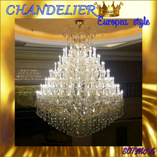 CT161A089 SOTMIA  โคมไฟระย้า โคมไฟสไตล์ยุโรป โคมไฟคริสตัล โคมไฟเพดาน Luxury Chandelier โคมไฟโถงบรรได โคมไฟพร้อมติดตั้ง