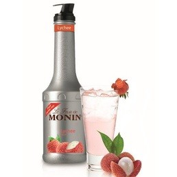 (KoffeeHouse) Puree MONIN กลิ่น “Lychee” เพียวเร่โมนิน เพียวเร่ลิ้นจี่ MONIN Lychee Fruit Mix บรรจุขวด 1 ลิตร