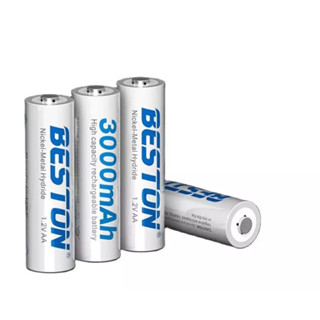 Beston ราคา1ก้อน ถ่านชาร์จ 1.2V AA 2000mAh/3000mAh เต็ม Battery แบตเตอรี่ที่มีคุณภาพสูง ชาร์จได้1500ครั้ง!!! 1/PCS