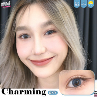 ร้านเลนส์สวยคอนแทค Wink Wow รุ่น Charming/สีGray นำเข้าจากเกาหลี มีอย.มีค่าสายตาและปกติ(แฟชั่นสุดHit ขายดี) รูปภาพประกอบ