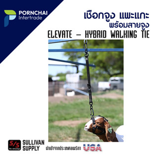 สายจูงแพะแกะ เชือกจูงแพะแกะ อเนกประสงค์ สีดำ เชือกจูง ELEVATE – HYBRID WALKING TIE, Sullivan USA