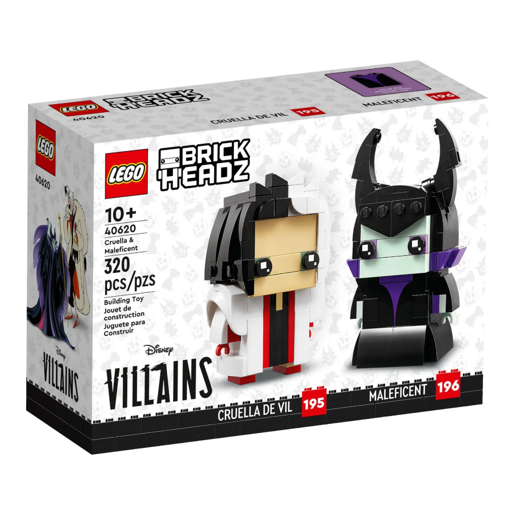 LEGO® BrickHeadz™ Cruella & Maleficent 40620