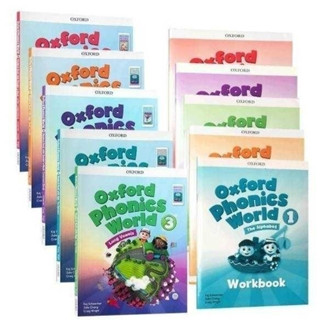 หนังสือชุด Oxford Phonics World 10 เล่ม  เริ่มฝึกฝนการอ่าน โฟนิค  ภาพสวย สีสด อ่านเข้าใจง่าย