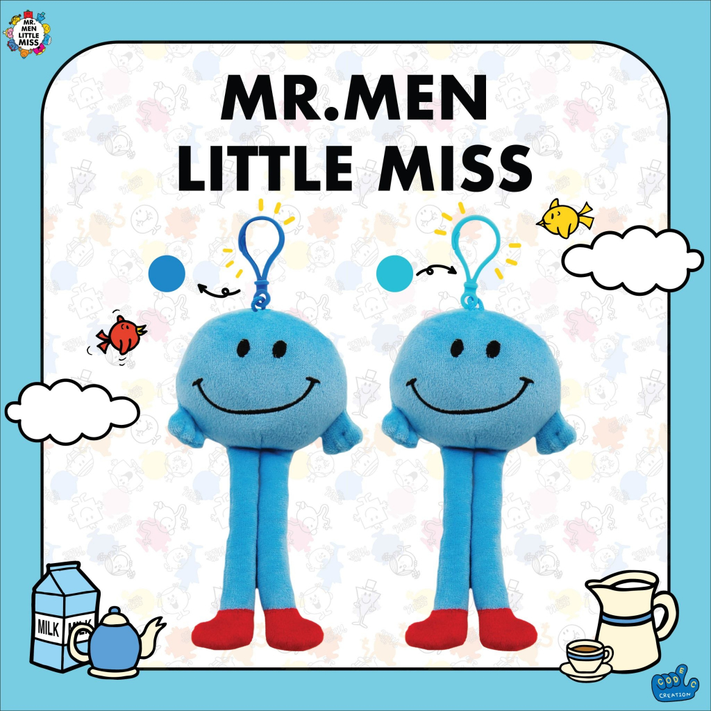พวงกุญแจ Mr.Tall  (Mr.men and Little miss) [ไม่ได้แถมสายรัดแล้วค่ะ]