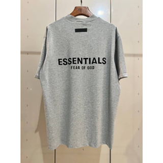 FEAR OF GOD FOG ESSENTIALS COTTON T-SHIRT เสื้อยืดคอกลมแขนสั้น แบรนด์เฟียร์ออฟก๊อด เอฟโอจี เอสเซนเชียล