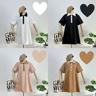 🐻 DD66 - เดรส Oversize ผ้าZARA