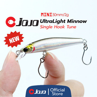 [ใส่โค้ด JOJOSEP1 ลดทันที 15%] เหยื่อ UL Sinking Minnow มินนาว 2.0 g ยาว 50mm เหยื่อปลอม ตกปลากระสูบ Single Hook Tune