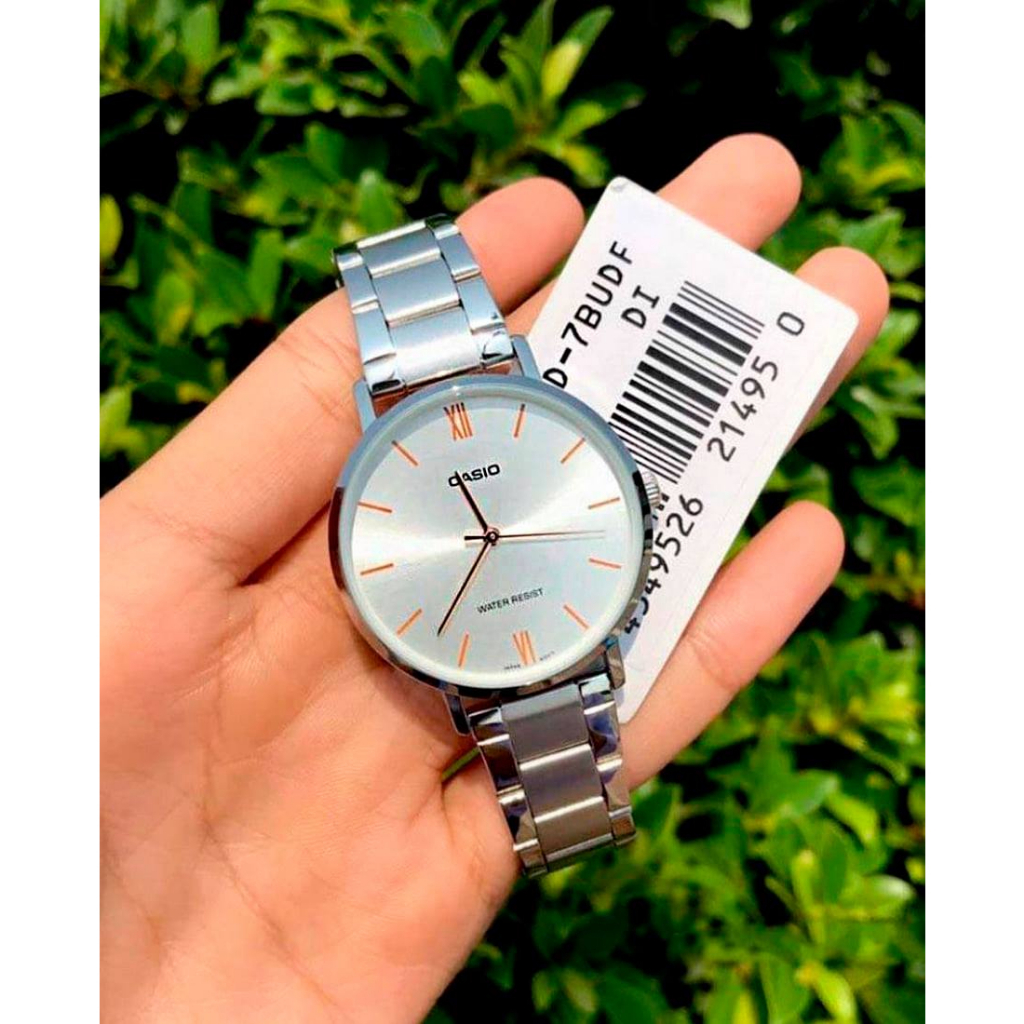 นาฬิกา Casio รุ่น LTP-VT01D นาฬิกาผู้หญิง สายแสตนเลส หน้าปัดสไตล์เรียบหรู -ของแท้ 100% รับประกันสินค้า 1 ปี