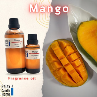 หัวน้ำหอมแท้ กลิ่นมะม่วง Mango Fragrance oil ทำเทียนเกรดพรีเมียม สำหรับเทียนเเละเครื่องหอม 30ml/100ml