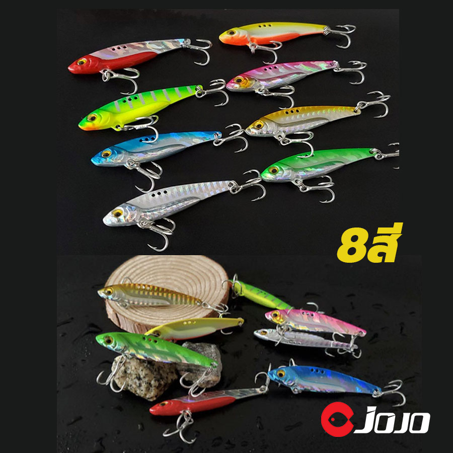 JOJO TACKLE เหยื่อปลอม กระดี่เหล็ก 20 กรัม 7ซ.ม. งานกระสูบฝูง ตีไกลลิบๆ ตัวเบ็ด ST-41 แข็งแรง กระดี่ 20 กรัม กระดี่โจโจ้ ราคา ถูกที่สุด ดีลบีเคเค แกลเลอรีภาพที่ 6